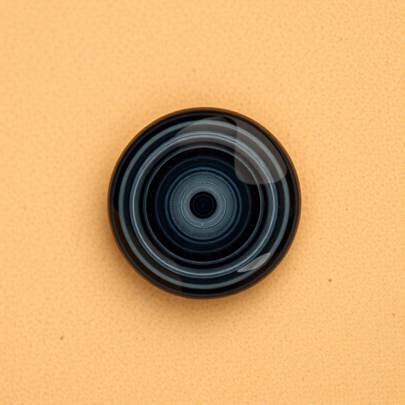 Sulemani Aqeeq Round — Triple Ring — natural Black & Grey sulemani aqeeq stone