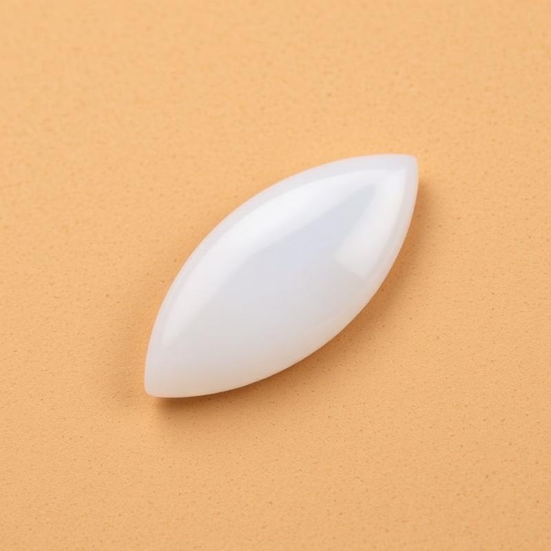 Doodhiya Aqeeq Marquise — Pearl — natural Pearl White white aqeeq stone